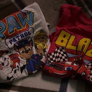 Jumping Beans White Cotton Blend Tee